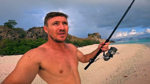 Solo Island Fishing in the Rain