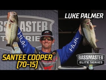 Luke Palmer leads Day 3 of Bassmaster Elite at Santee Cooper Lakes with 70 pounds, 15 ounces