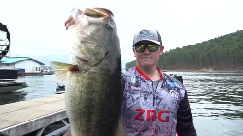 Zach Goutremout's almost 11 pounder at Lake Ouachita