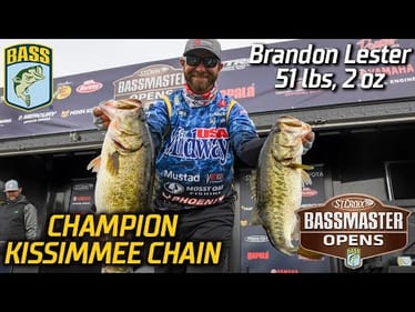 Brandon Lester wins 2022 St. Croix Bassmaster Southern Open at the Kissimmee Chain of Lakes