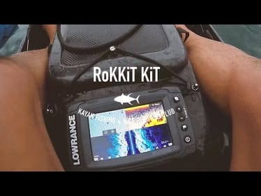 Fun casting session + Lowrance Elite 5 Ti Kayak sounder