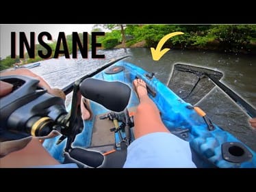 KAYAK FISHING For BIG Summer BASS (Insane Bite!)