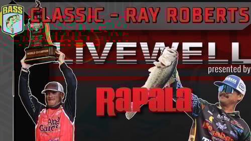 LIVEWELL previewing the 2021 Bassmaster Classic at Lake Ray Roberts