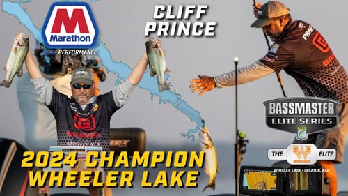 Cliff Prince turns off his Forward Facing Sonar in Bassmaster Elite Series title at Wheeler