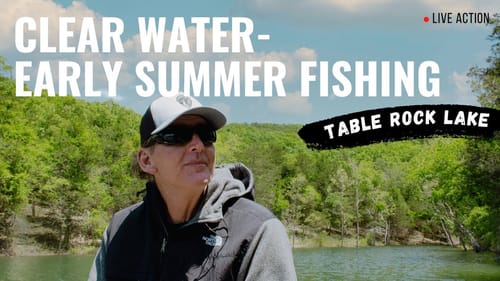 Live Action Early Summer Fishing/ Clear Water Lake/Wacky Rigs