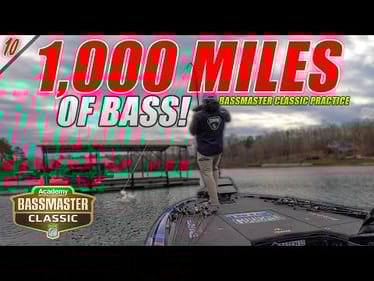 1,000 Miles of BASS! - Bassmaster Classic - UFB S2 E10 (Lake Hartwell PRACTICE)