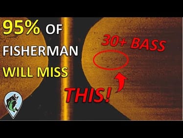 How to Find Bass With Fish Finder in Less Than 10ft of Water