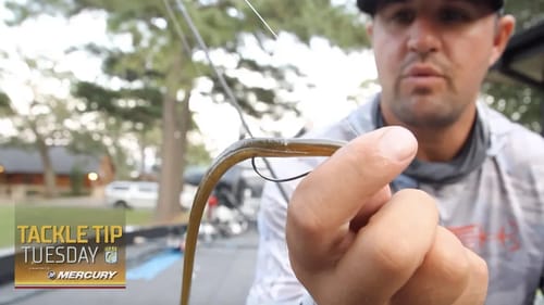 Setting up a drop shot with Cory Johnston