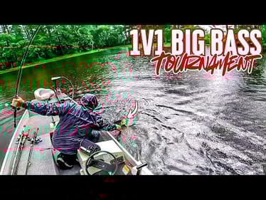 1v1 BIG BASS TOURNAMENT In The RAIN!!!