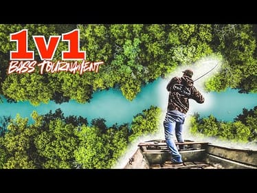 1v1 JON BOAT BASS TOURNAMENT On SHALLOW RIVER!!!!