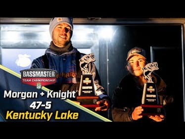 Morgan and Knight win 2024 Bassmaster Team Championship on Kentucky Lake with 47 pounds, 5 ounces