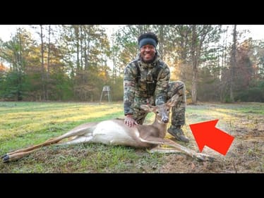 First Deer Harvest of 2024 AT 10 YARDS (Alabama Deer Hunting)