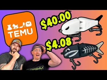 TEMU Knockoff Lures Are Getting RIDICULOUS! Cheap VS Expensive Swimbaits