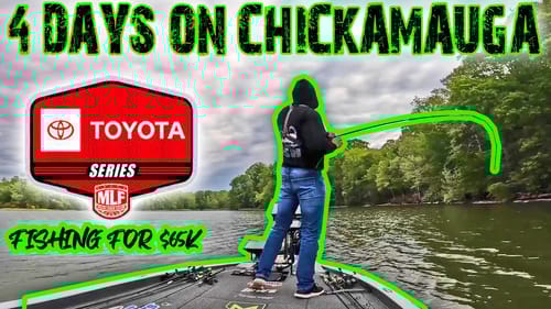 Fishing for MONSTER BASS On LAKE CHICKAMAUGA to WIN $65,000!! (MLF PRACTICE VLOG)