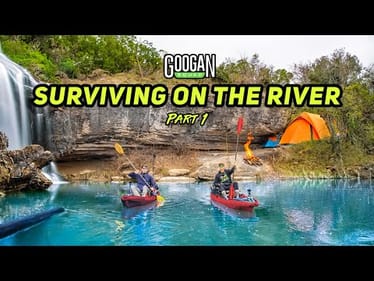 3 Day RIVER SURVIVAL Catch and Cook CHALLENGE! (Part 1)