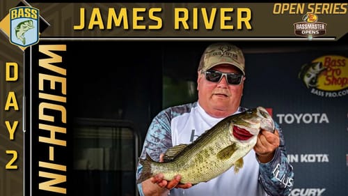 2021 Bassmaster Open at James River, VA - Day 2 Weigh-In