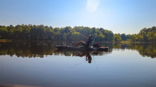 Kayak Fishing A Stocked Private Pond (Bonafide P127)