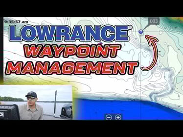 The Best Way to Manage Your Waypoints! ( Lowrance Electronics )