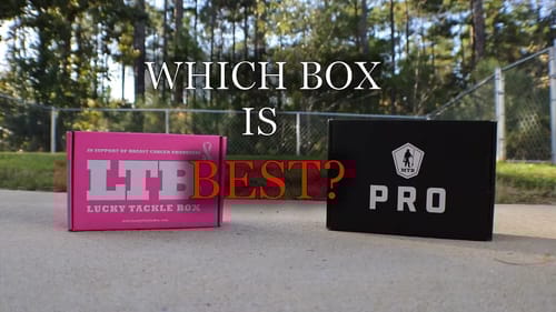 Lucky Tackle Box vs Mystery Tackle Box - October 2017 BATTLE OF THE BOXES