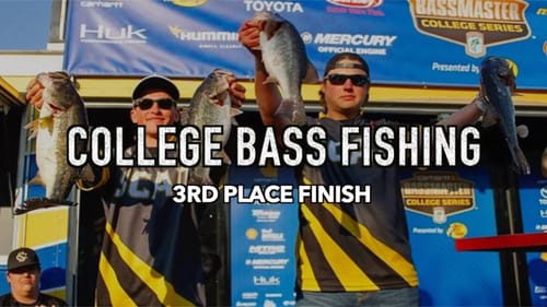 Bass Fishing Tournament - 3rd Place Finish (College)