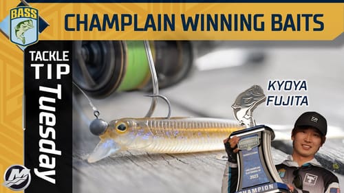 Kyoya Fujita's winning baits at Lake Champlain