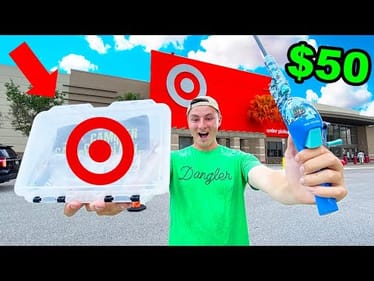 $50 Target Fishing Challenge (Rod, Reel, & Lures!)