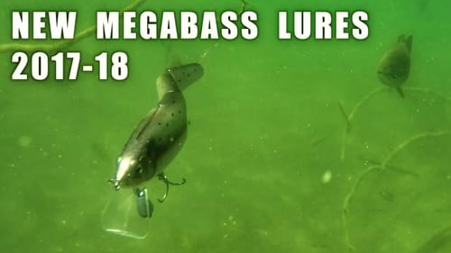 UNDERWATER FOOTAGE of NEW MEGABASS FISHING LURES for 2017