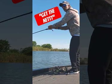 Call for Net but Co-anglers Sleeping 💤 MLF Toyota Harris Chain #short #bassfishing #boatfliponly
