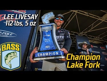Lee Livesay wins Bassmaster Elite at Lake Fork (112 lbs, 5 oz)