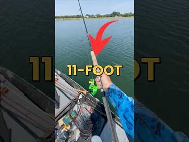 Fishing with an 11 Foot Rod #fishing