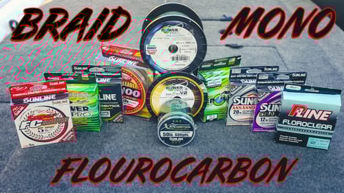 Which Fishing Line? Braid vs Fluorocarbon vs Mono