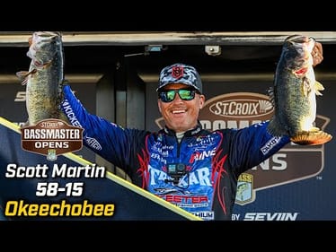 OPEN: Scott Martin leads Day 2 at Lake Okeechobee with 58 pounds, 15 ounces