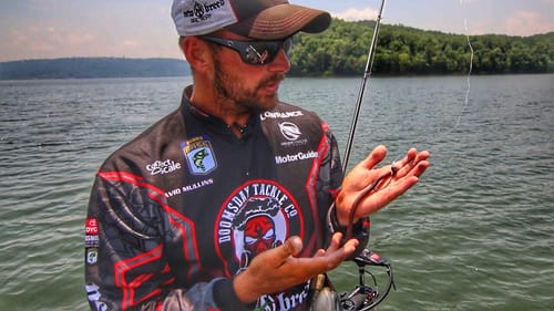 Tackle Tough Bass Fishing Offshore with Big Shaky Head Worms