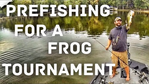 Prefishing for a Bass Fishing Tournament - The Spro Frog Open