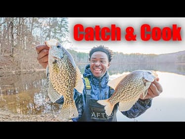 Winter Crappie Fishing Catch & Cook (The EASY Way)