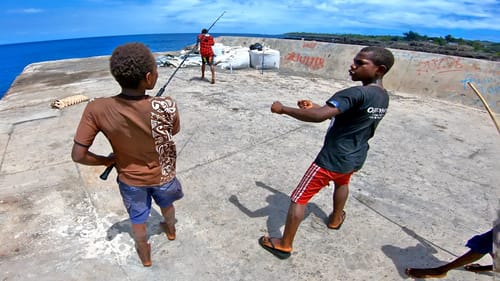 They Fight for Fishing Rod