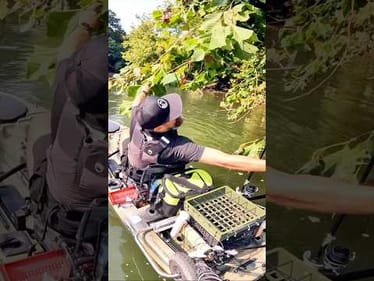 Who gave this guy a fishing license?