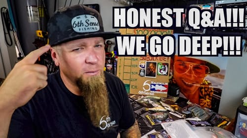Q&A! IS THIS MY JOB? HOW DID I GET WITH 6th SENSE? MY FISHING HISTORY, PAST, PRESENT & FUTURE!