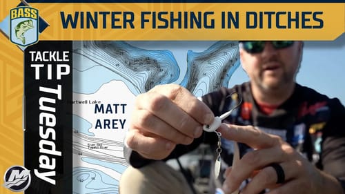Finding WINTER bass in Ditches with an Underspin