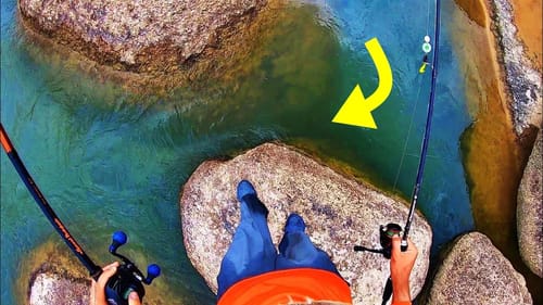 INSANE FISHING in DANGEROUS WATER!!