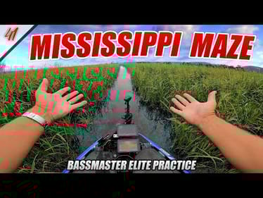 SOLVING The Mississippi Maze! - Bassmaster Elite Mississippi River (PRACTICE) - UFB S2 E41