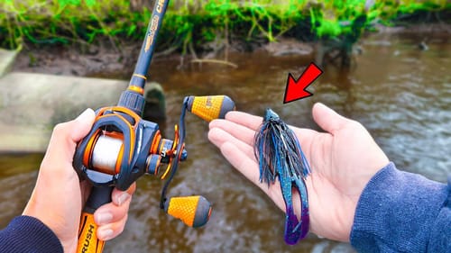 Fishing BIG Jigs for GIANT Bass (LOADED)