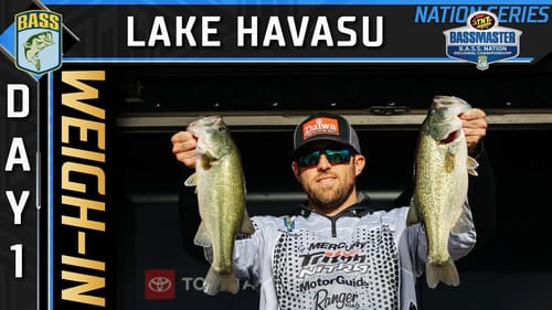 Weigh-in: Day 1 of B.A.S.S. Nation Western Regional at Lake Havasu