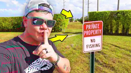 Found NEW Secret Lake Loaded with BIG FISH!