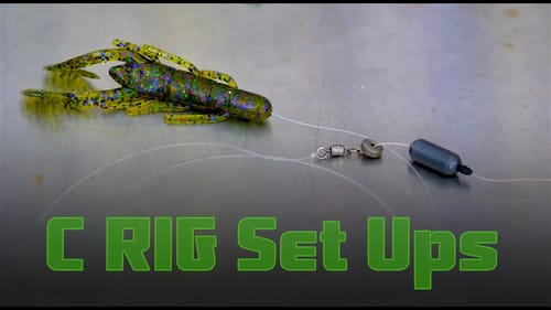 My Two Carolina Rig Set Ups for Bass