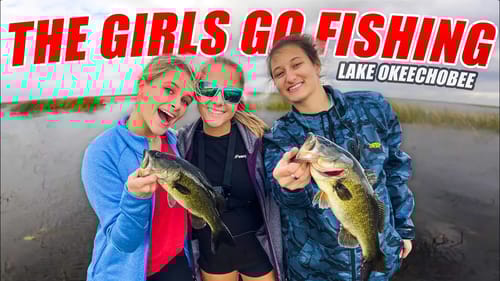 Hilary and the Girls Fishing on Lake Okeechobee