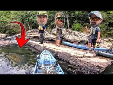 2 hours of Kayak Fishing CREEKS and RIVERS of East TN with @CreekFishingAdventures @AlexRuddFishing