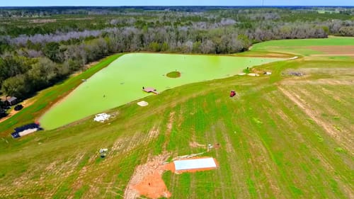 Building a 5 Acre Pond! (New Fishing Cabin)