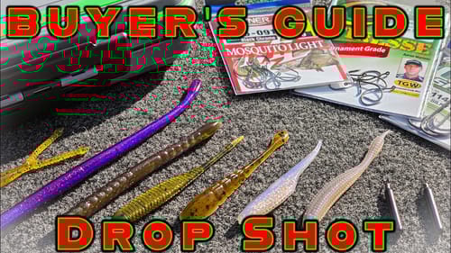 BUYER'S GUIDE: DROPSHOT FISHING (Worms, Hooks, And Rods)