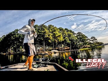 Throwing an ILLEGAL LURE For FALL BASS!!